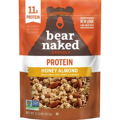 bear naked granola honey almond|Bear Naked Protein Granola Cereal, Vegetarian。